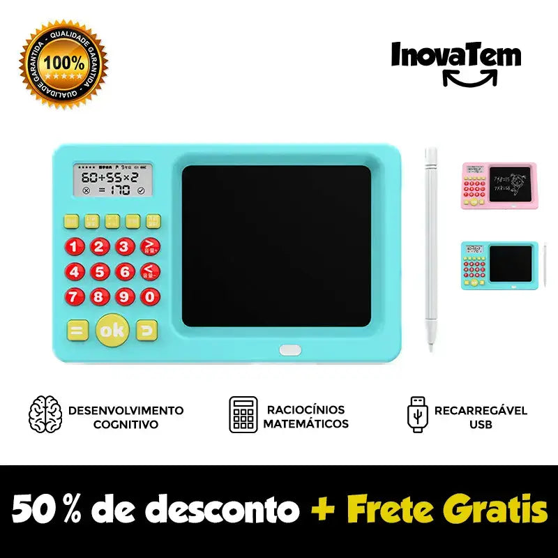 Calculadora com Lousa Mágica Innova® - 2 em 1 (Desconto de 50% + Frete Grátis)