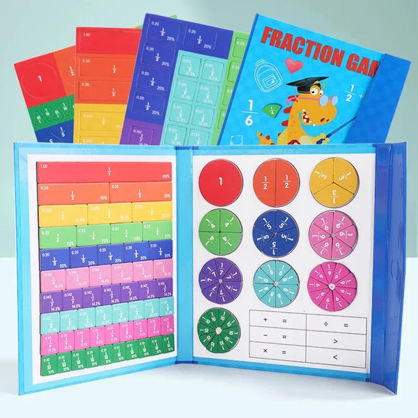 Frações Magnéticas Montessori - Educação Infantil