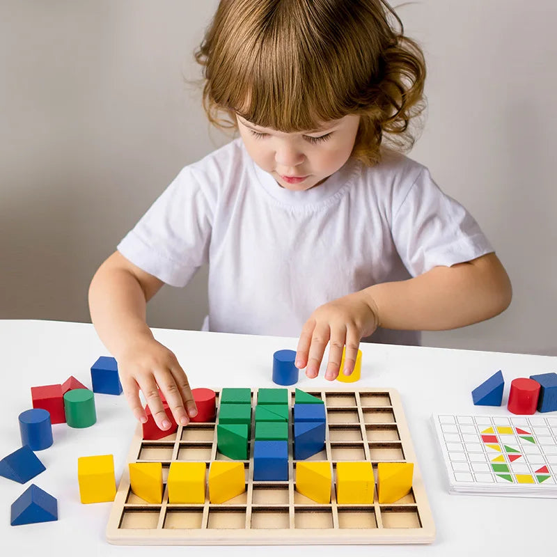 Bloco de Construção Criativo - Brinquedo Educacional