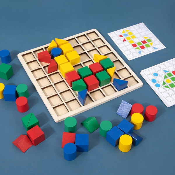 Bloco de Construção Criativo - Brinquedo Educacional